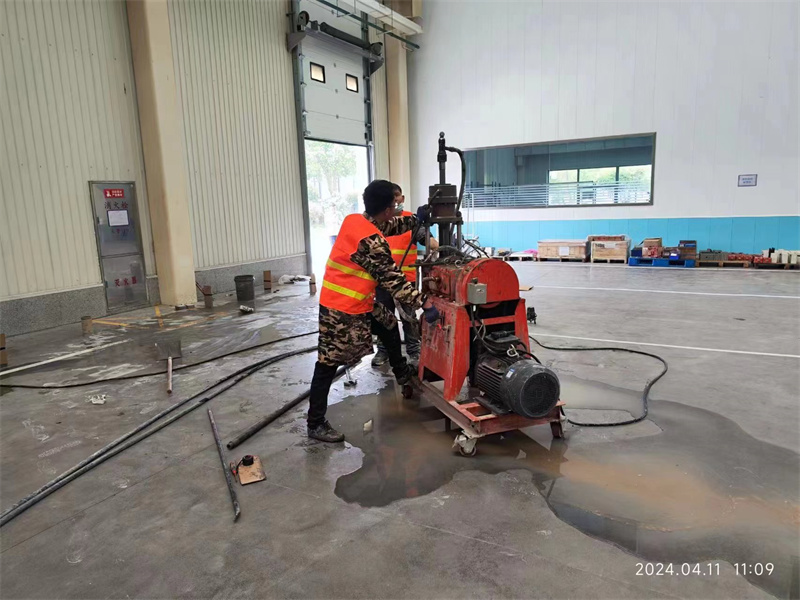 潮州厂房地面下沉塌陷注浆加固施工